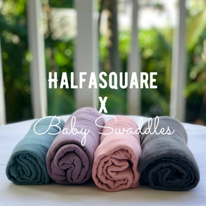 HalfASquare x Baby Swaddles