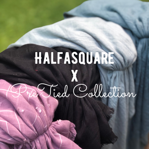HalfASquare x PreTied Headscarves