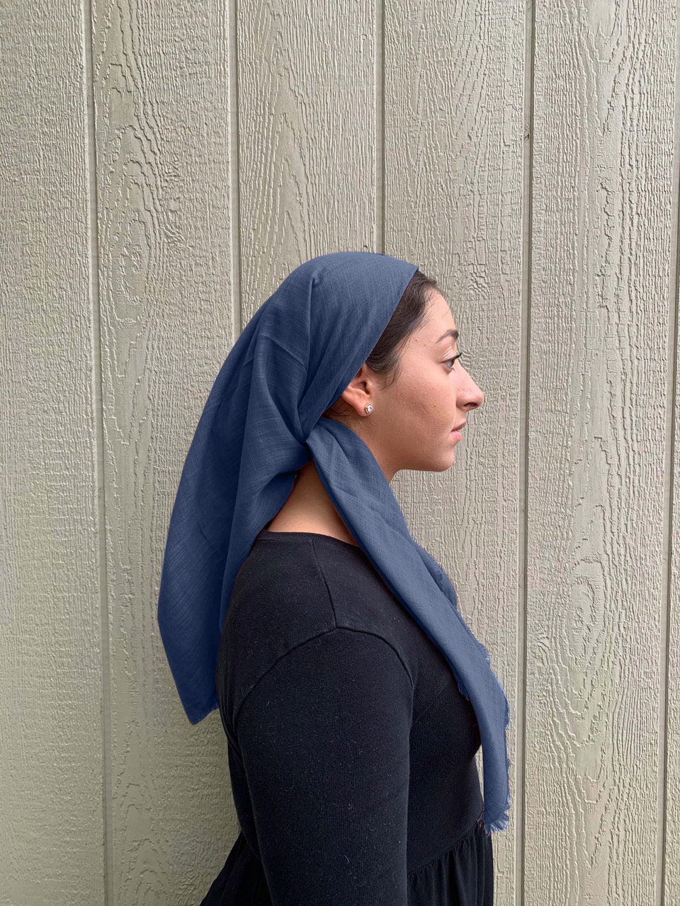 Cornflower Blue Headscarf