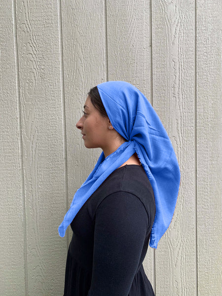 Grandpa's Blue Jeans Headscarf (𝑆𝑝𝑟𝑖𝑛𝑔 + 𝑆𝑢𝑚𝑚𝑒𝑟)