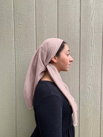 Blush Pink Headscarf