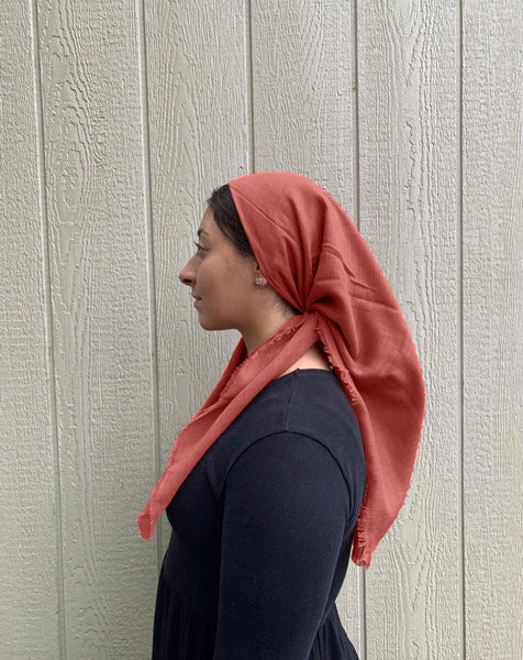 Copper Stitch Headscarf