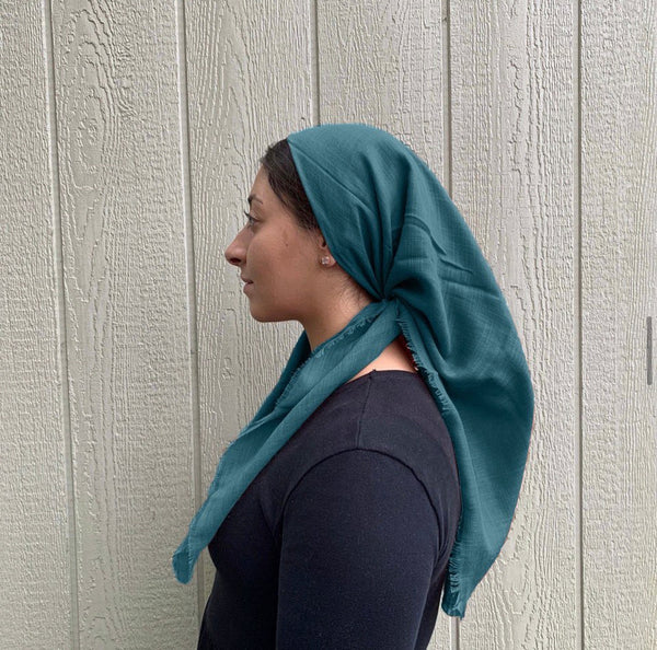 Teal Me Everything Headscarf (𝑆𝑝𝑟𝑖𝑛𝑔 + 𝑊𝑖𝑛𝑡𝑒𝑟)