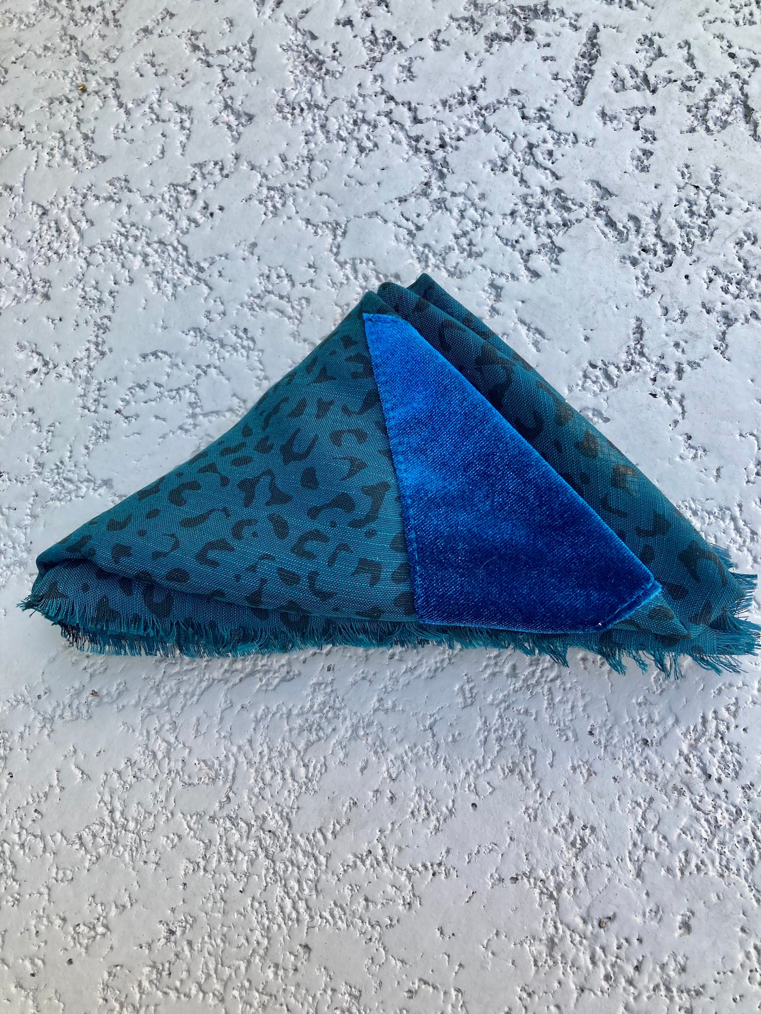 Weathered Leopard in Teal