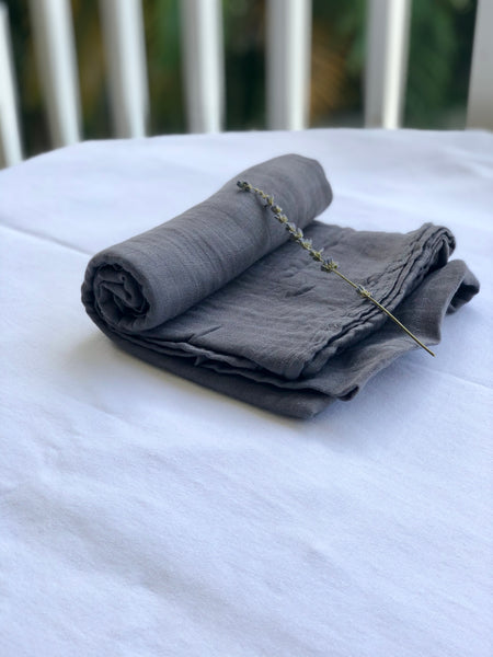 Solid Color Organic Muslin Swaddles
