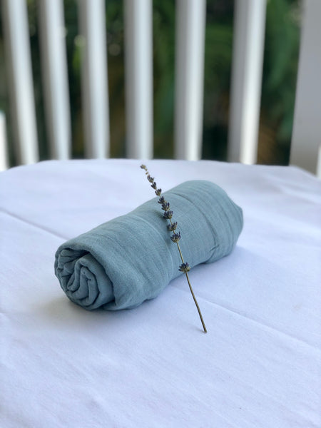 Solid Color Organic Muslin Swaddles