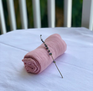 Solid Color Organic Muslin Swaddles