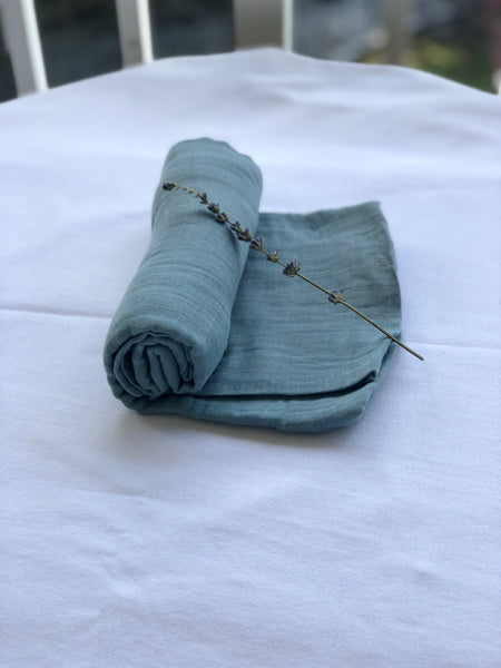 Solid Color Organic Muslin Swaddles