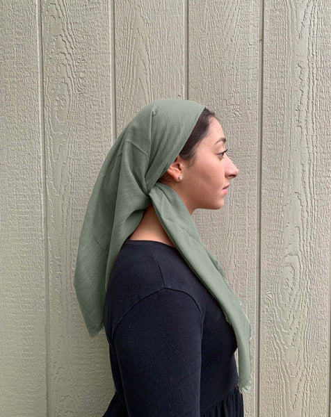 Flip Flop Sage Headscarf (𝑆𝑝𝑟𝑖𝑛𝑔 + 𝑆𝑢𝑚𝑚𝑒𝑟)