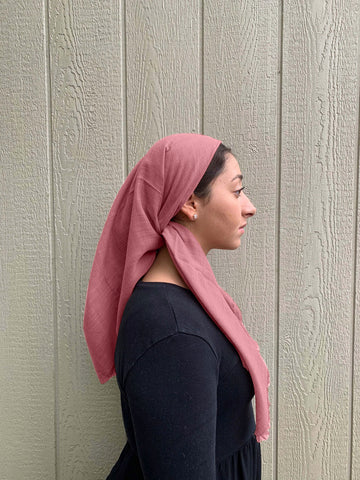 Rose Petal Headscarf